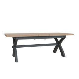 Tresco Butterfly Extending Table Charcoal