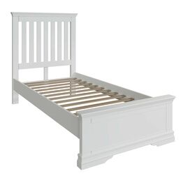 Salcombe Single Bed Frame Classic White