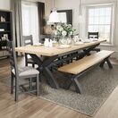 Tresco Butterfly Extending Table Charcoal additional 2