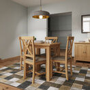 Redcliffe Dining Table Rustic Oak additional 1