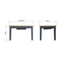 Helston Extending Dining Table Blue additional 2