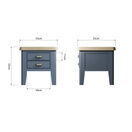 Helston Lamp Table Blue additional 4