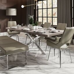 Ideford 2.2 m Dining Table Silver Oak