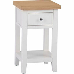 Elberry Lamp Table White