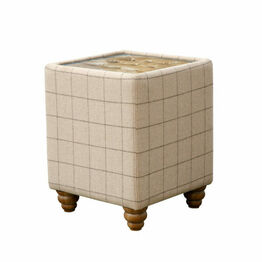 Button Top Side Table