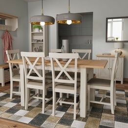 Redcliffe 1.2M Extending Dining Table Dove Grey