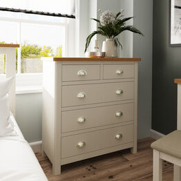 Redcliffe 2 Over 3 Chest Of Drawers Dove Grey
