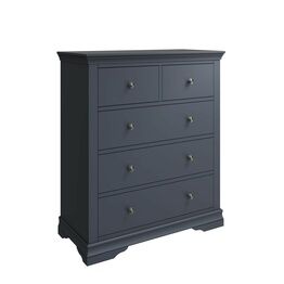Salcombe 2 Over 3 Chest of Drawers Midnight Grey