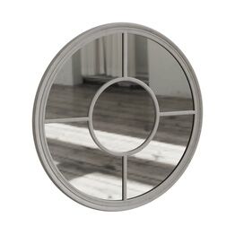 Accent Mirror Distressed Grey