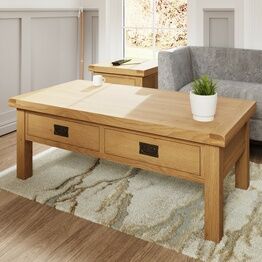 Country St Mawes Coffee Table Medium Oak finish