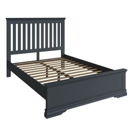 Salcombe Double Bed Frame Midnight Grey