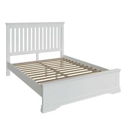 Salcombe King-size Bed Frame Classic White