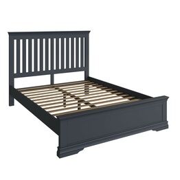 Salcombe King-size Bed Frame Midnight Grey