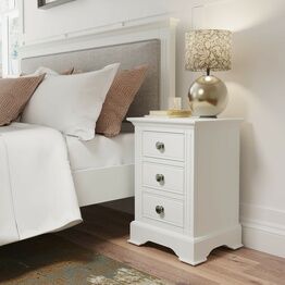 Bigbury Large Bedside Cabinet Classic White