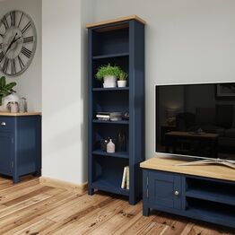 Redcliffe Large Bookcase  Blue