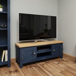 Redcliffe Large TV Unit  Blue