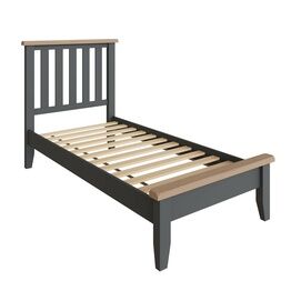 Tresco Single Bed Frame Charcoal