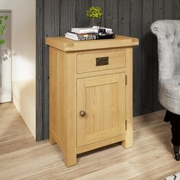 Country St Mawes Small Cupboard Medium Oak finish