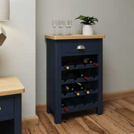 Redcliffe Wine Cabinet  Blue