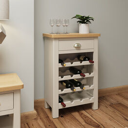 Redcliffe Wine Cabinet  Dove Grey