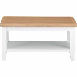 Elberry Small Coffee Table White