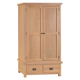 Country St Mawes 2 Door 2 Drawer Wardrobe