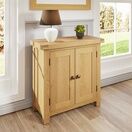Country St Mawes 2 Door Cupboard Medium Oak finish additional 1