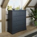 Salcombe 2 Over 3 Chest of Drawers Midnight Grey additional 3