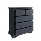 Salcombe 2 Over 3 Chest of Drawers Midnight Grey additional 9
