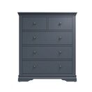 Salcombe 2 Over 3 Chest of Drawers Midnight Grey additional 8