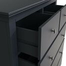 Salcombe 2 Over 3 Chest of Drawers Midnight Grey additional 6