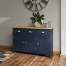 Redcliffe 3 Door Sideboard Blue additional 1