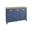 Redcliffe 3 Door Sideboard Blue additional 2