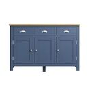 Redcliffe 3 Door Sideboard Blue additional 5