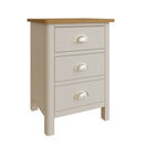 Redcliffe 3 Drawer Bedside Cabinet Dove Grey additional 2