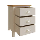 Redcliffe 3 Drawer Bedside Cabinet Dove Grey additional 3