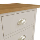 Redcliffe 3 Drawer Bedside Cabinet Dove Grey additional 6