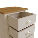 Redcliffe 3 Drawer Bedside Cabinet Dove Grey additional 7