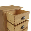 Redcliffe 3 Drawer Bedside Cabinet Rustic Oak additional 7