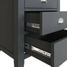 Tresco 3 Drawer Bedside Table Charcoal additional 7