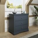 Salcombe 3 Drawer Chest of Drawers Midnight Grey additional 2