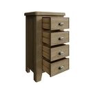 Helston 4 Drawer Chest of Drawers Smoked Oak additional 3