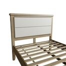Helston 4'6 Bed with Fabric Headboard & Low Footboard Set additional 8