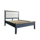 Helston 4'6 Bed with Fabric Headboard & Low Footboard Set additional 1