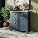 Helston 5 Drawer Chest of Drawers Blue additional 1
