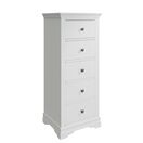 Salcombe 5 Drawer Wellington Chest of Drawers Classic White additional 2