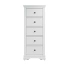 Salcombe 5 Drawer Wellington Chest of Drawers Classic White additional 4