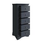 Salcombe 5 Drawer Wellington Chest of Drawers Midnight Grey additional 8