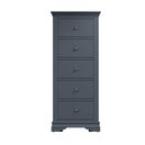 Salcombe 5 Drawer Wellington Chest of Drawers Midnight Grey additional 7