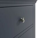 Salcombe 5 Drawer Wellington Chest of Drawers Midnight Grey additional 4